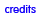 hide credtis